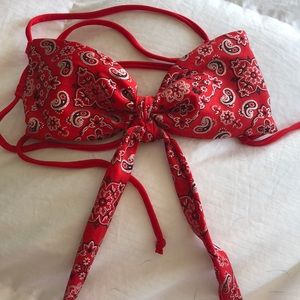 NWOT Southern Belle Bando Bikini.
